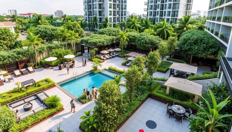 The Orie Condo recreational spaces The Orie Condo recreational spaces